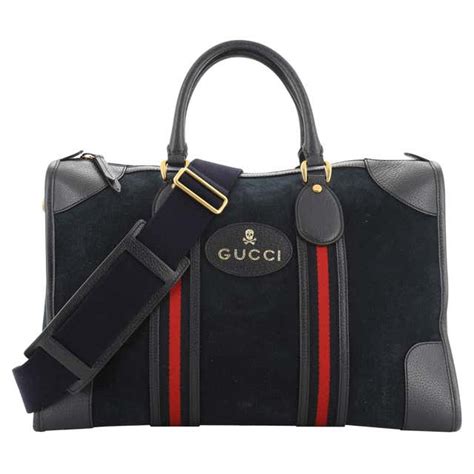 gucci large duffle bag|gucci suede duffle bag.